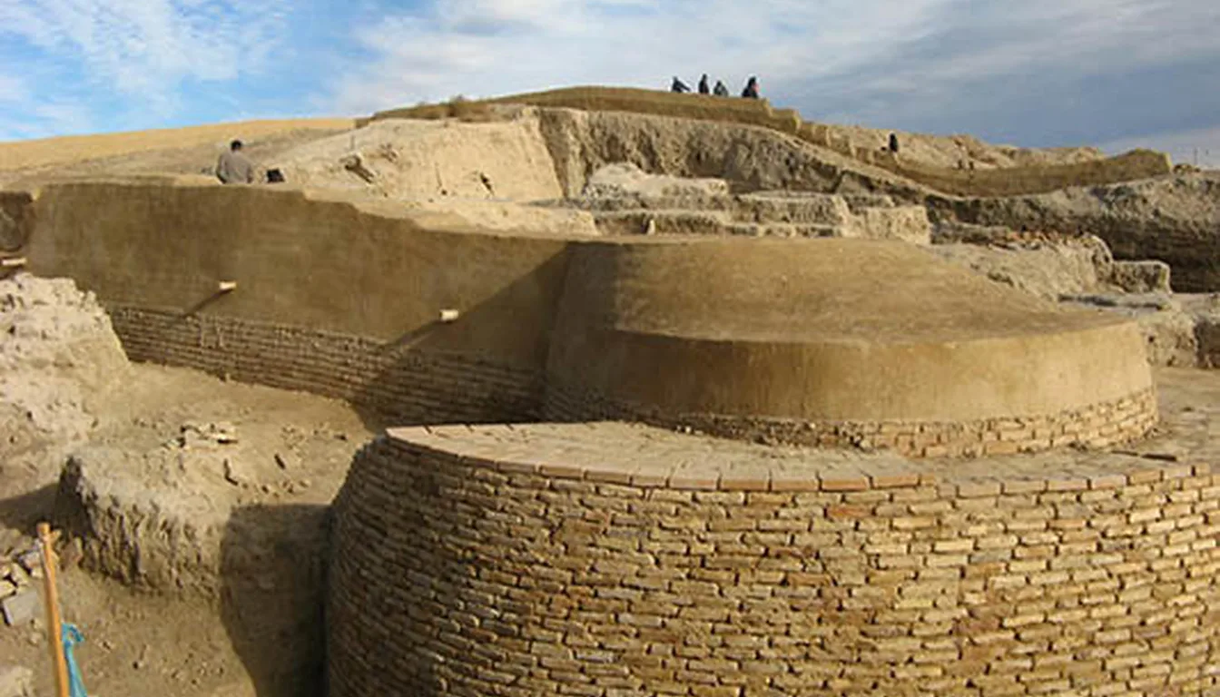 Ancient ruins of Otrar, a Silk Road city in southern Kazakhstan